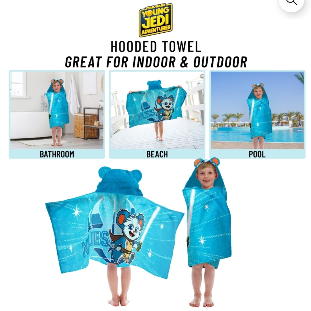 Star Wars Young Jedi Hooded Towel